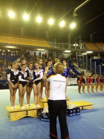 14 09 2013 Turnen Länderkampf Italien Deutschland in Vigevano Fotograf Steffen Gödicke 2