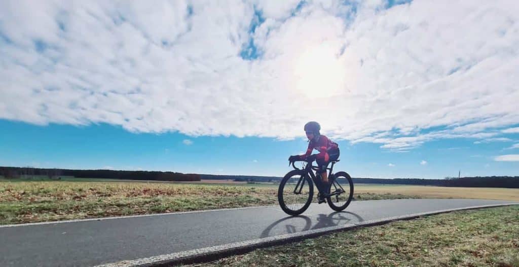 08.03.2021 - Der Winter hatte aber auch optimale Wetter-Tage zum trainieren. (Fotograf- SC Berlin Abt. Radsport)