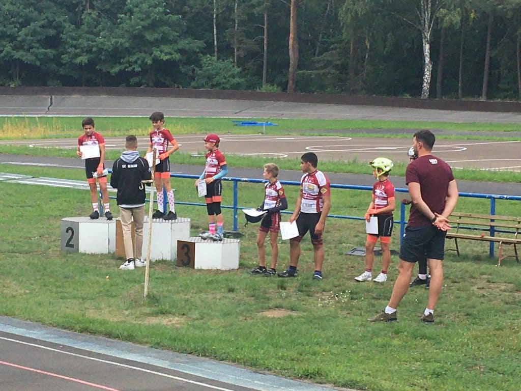 13 09 2021 Fredersdorf Siegerehrung der U13 beim Vereins Omnium Fotograf SC Berlin Abt Radsport