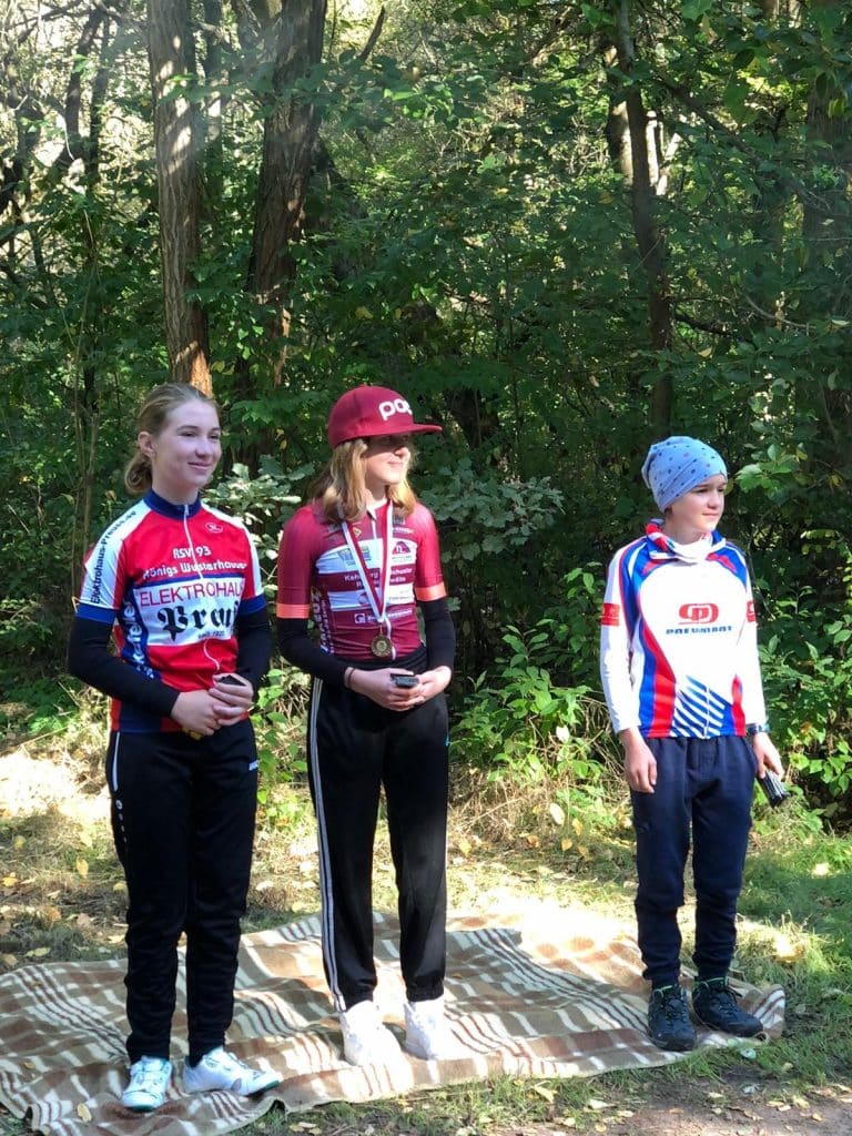 17 10 2021 Märkisch Buchholz 1 Platz Charlotte Leonhardt U13 Fotograf SC Berlin Abt Radsport