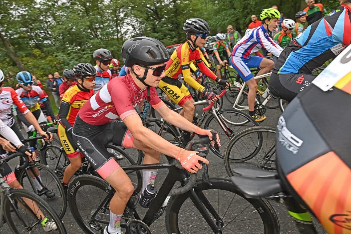 18 09 2021 Berliner Meisterschaft Meister Tilman Leben U15 beim Start noch mittendrin Fotograf Dietrich Kammer