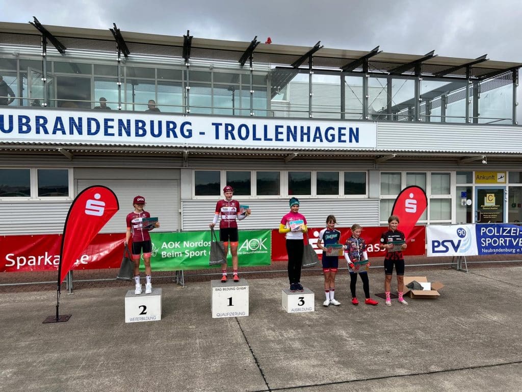 26 09 2021 Trollenhagen U13 1 Platz Marie Louise Raake 2 Platz Charlotte Leonhardt Fotograf SC Berlin Abt Radsport