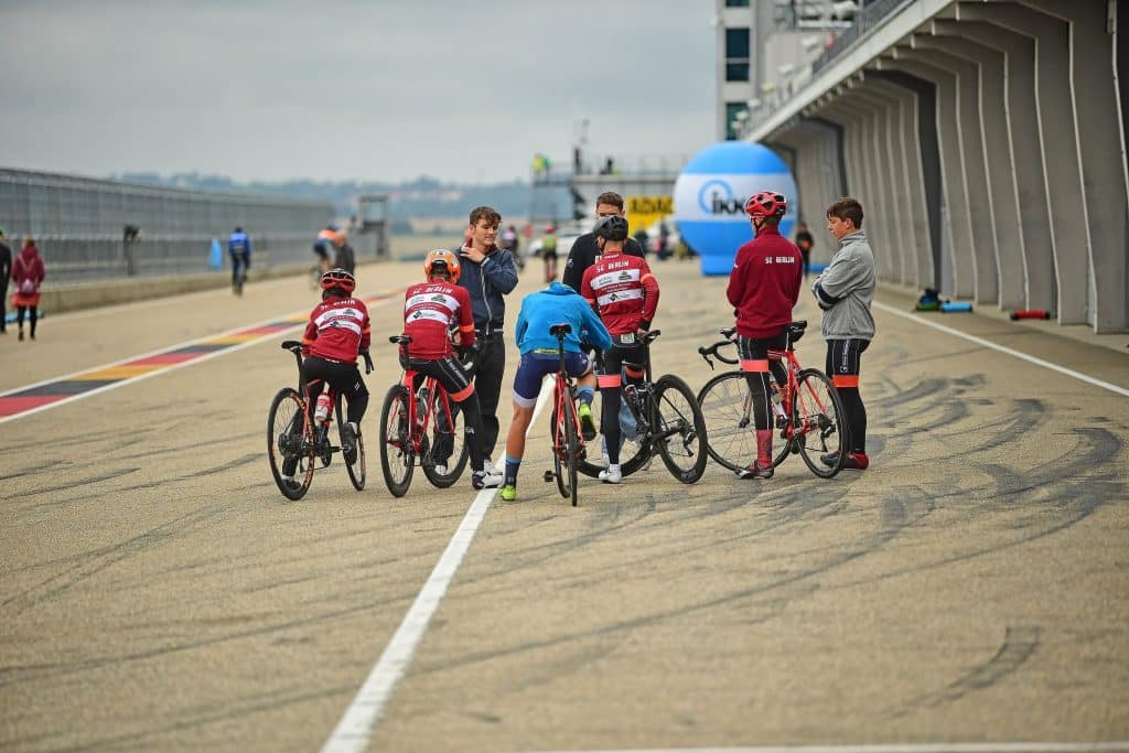 29 08 2021 Sachsenring U15 Trainer Auswertung nach dem Rennen Fotograf SC Berlin Abt Radsport