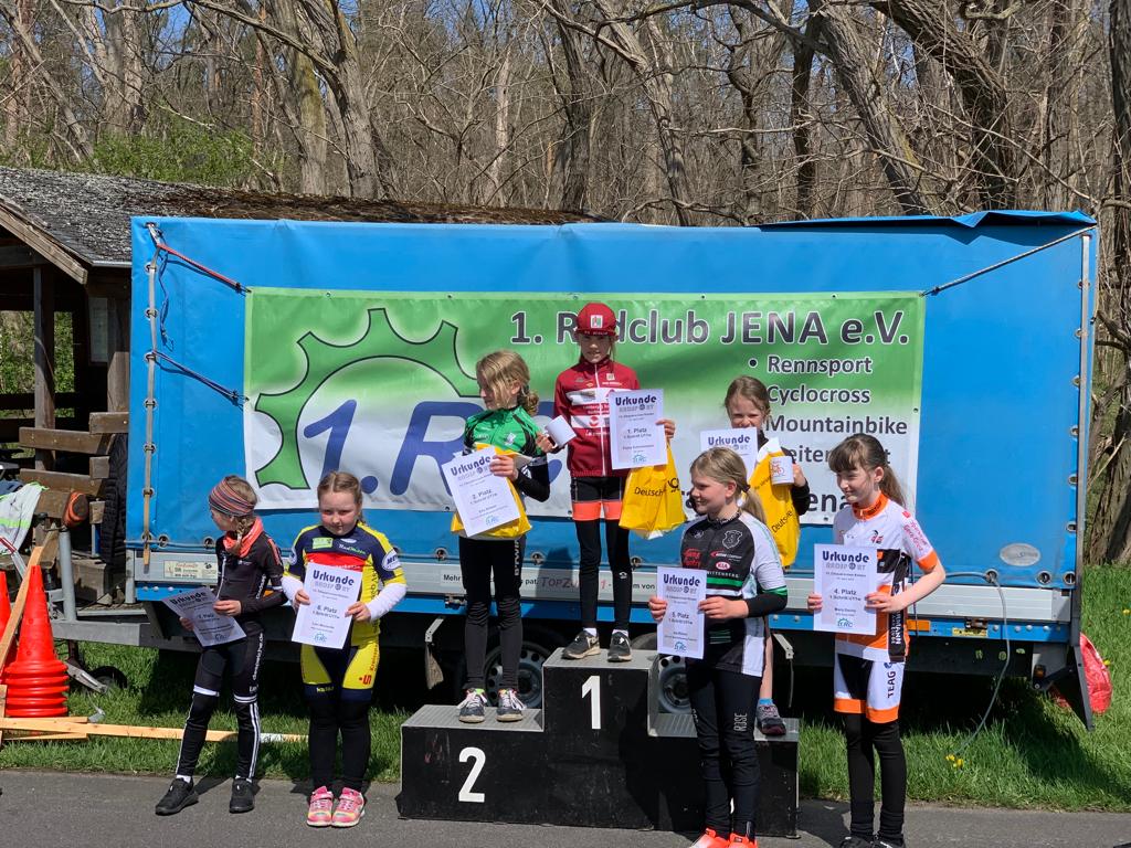 Kloeden Anfaengerrennen 1 Platz Fiona Schmidtmaier