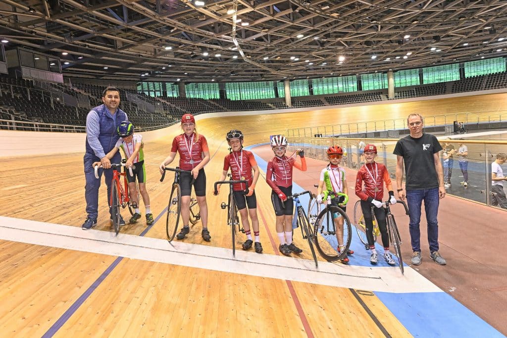 LVM Bahn U13 Omnium 1 Plaetze Karla Mueller und Emil Noeppert 2 Platz Lena Mauerhoff 3 Platz Antonia Bloch