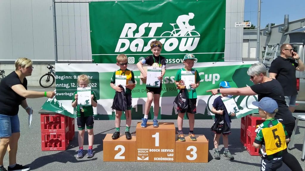 Dassow U9 Anfaengerennen 1 Platz Peter Herda