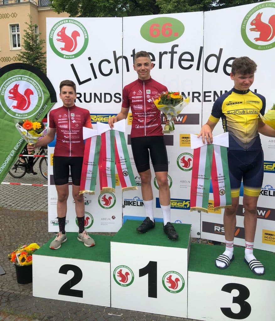 Lichterfelde U15 1 Platz Anton Arndt 2 Platz Nils Borrmann