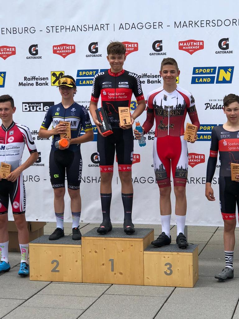 Oesterreich Einzelzeitfahren 3 Platz Anton Arndt