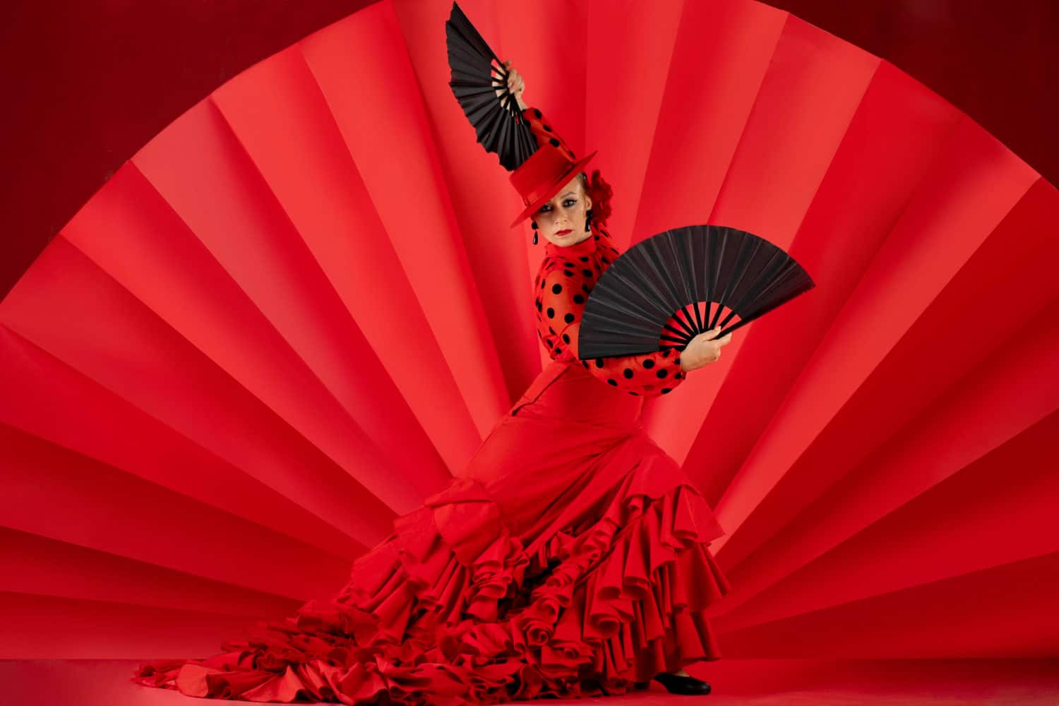 kompr passionate and elgant flamenco dancer