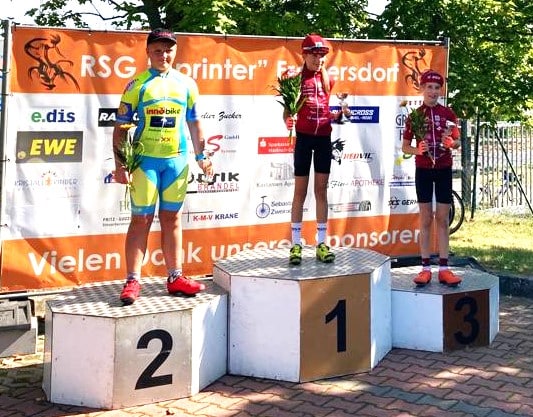 Neuenhagen U11w 1 Platz Fiona Schmidmaier 3 Platz Romy Hoppe