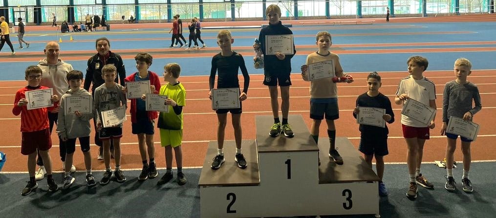 Athletiktest U13m 1 Platz Paul Wilhelm 2 Platz Emil Fischer 3 Platz Linus Kern