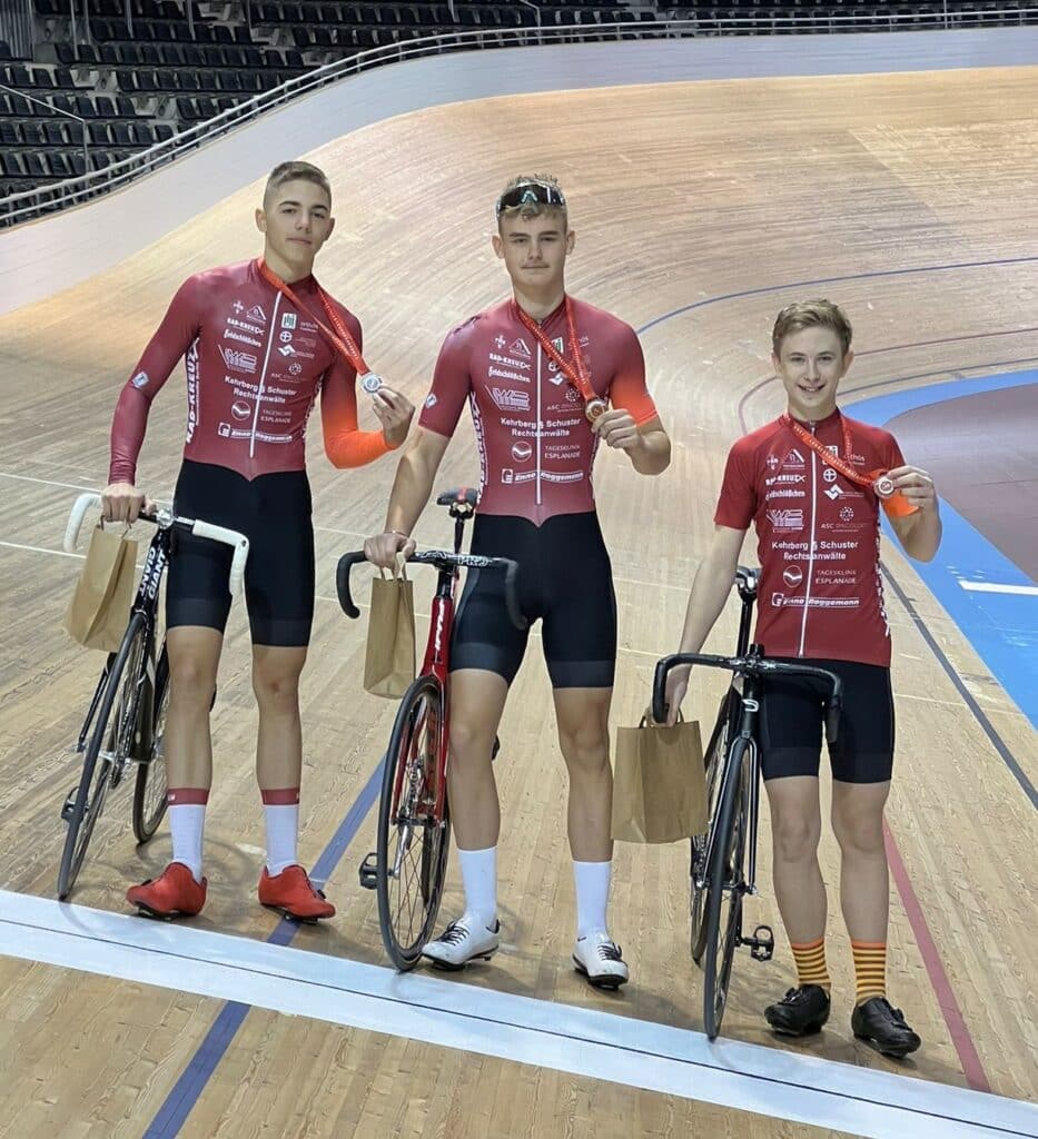 LVM U17m Omnium 1 David Moritz 2 Anton Arndt 3 Pepe Paul