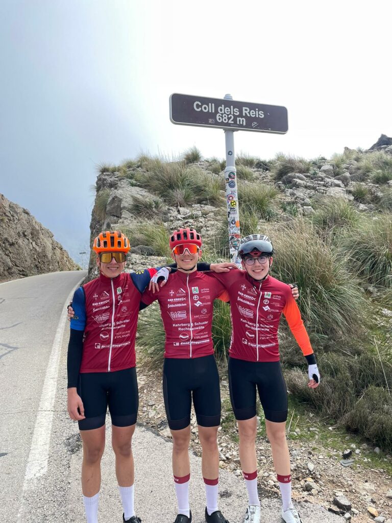 Bergankunftsieger Col dels Reis 1 Anton Arndt 2 Nils Borrmann 3 Joshua Kauffmann