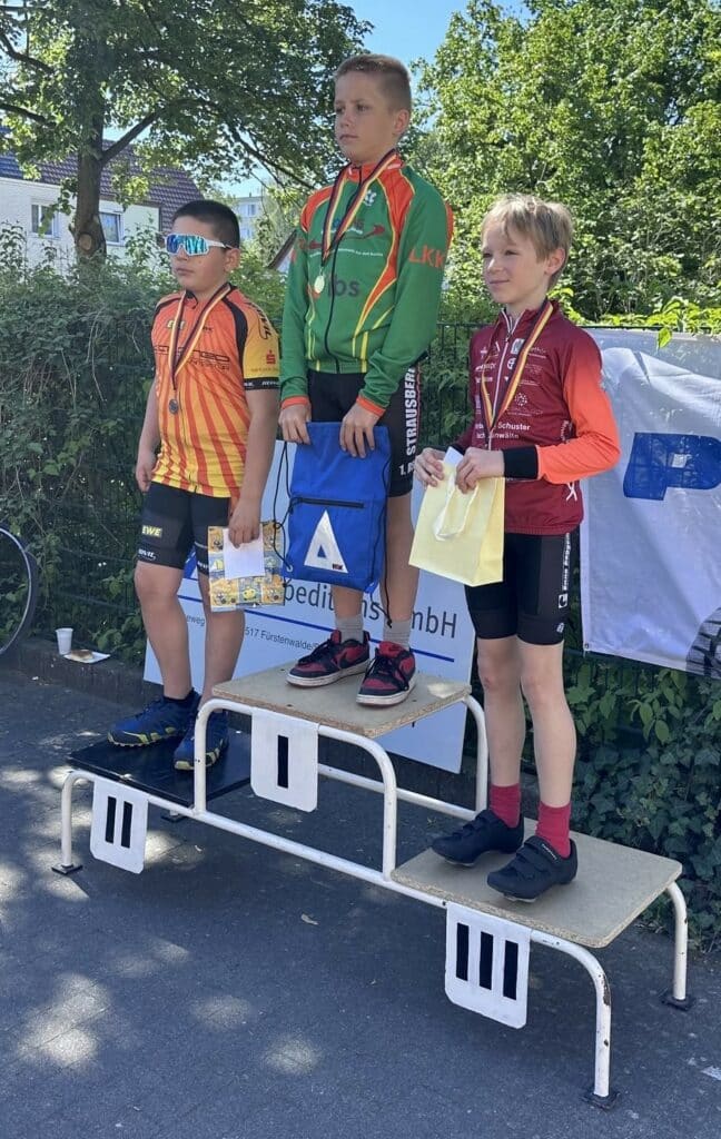 Fürstenwalde U13 Anfängerrennen 3 Platz Paul Wilhelm