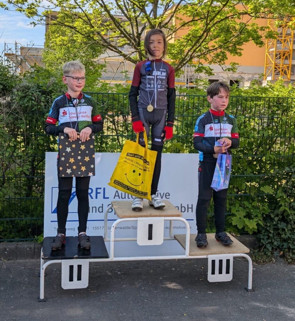 Fürstenwalde U11 Anfängerennen 1 Platz August Beardsley