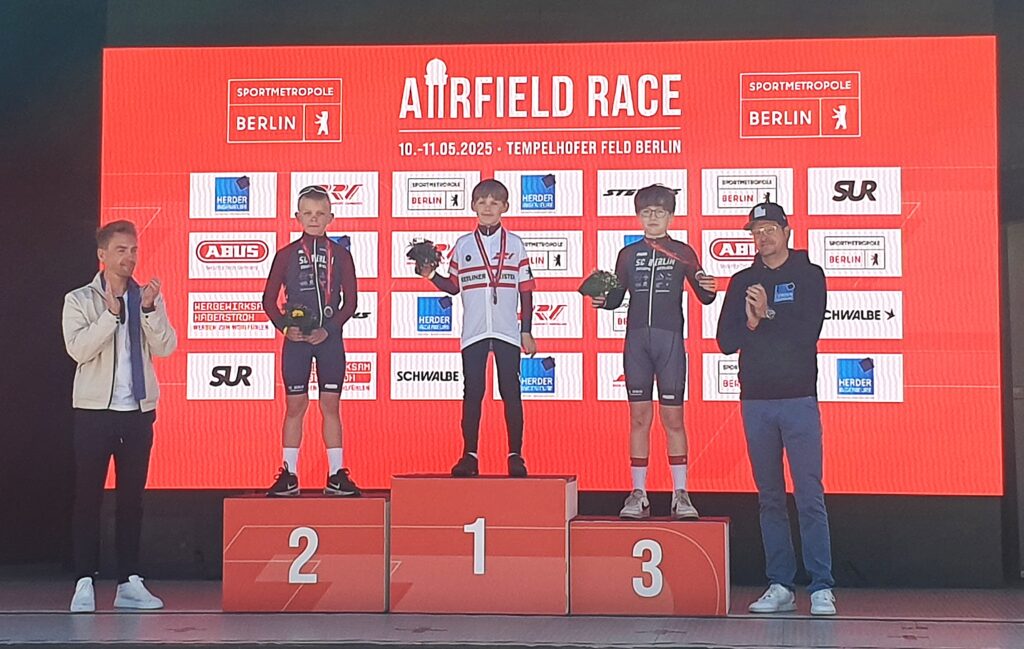 LVM Straße U11m 1 Platz Gian Dorn 2 Platz Jasper Walther 3 Platz Peter Herda