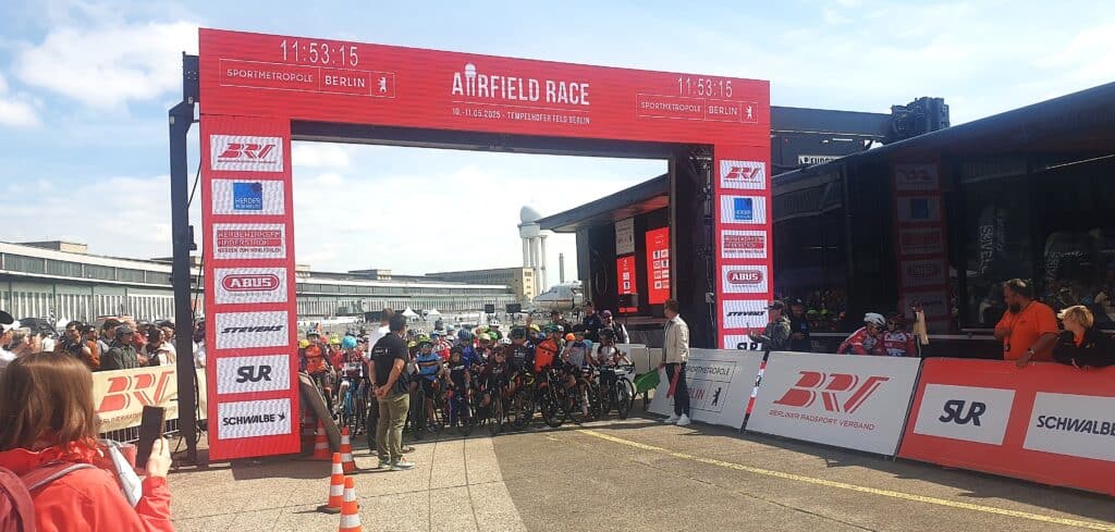 Start der Anfänger auf dem Tempelhofer Feld