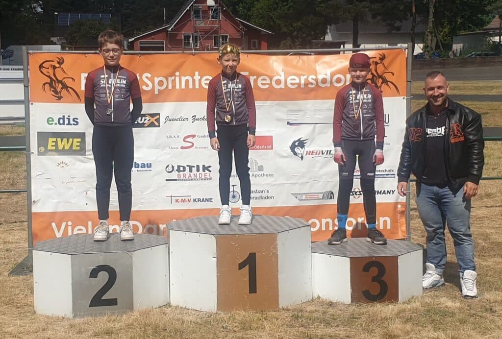 Fredersdorf U11m 1 Platz Pepe Reinhardt 2 Platz Peter Herda 3 Platz Anton Grahl