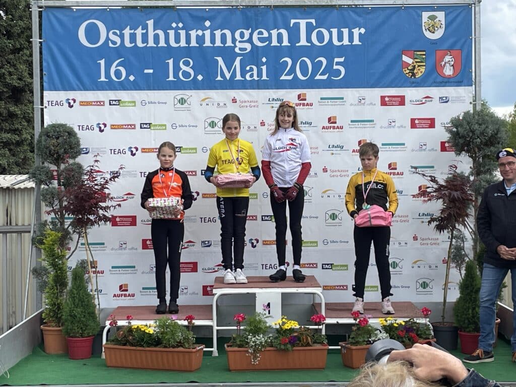 OTT U13w Prolog Romy Hoppe im Weißen Trikot