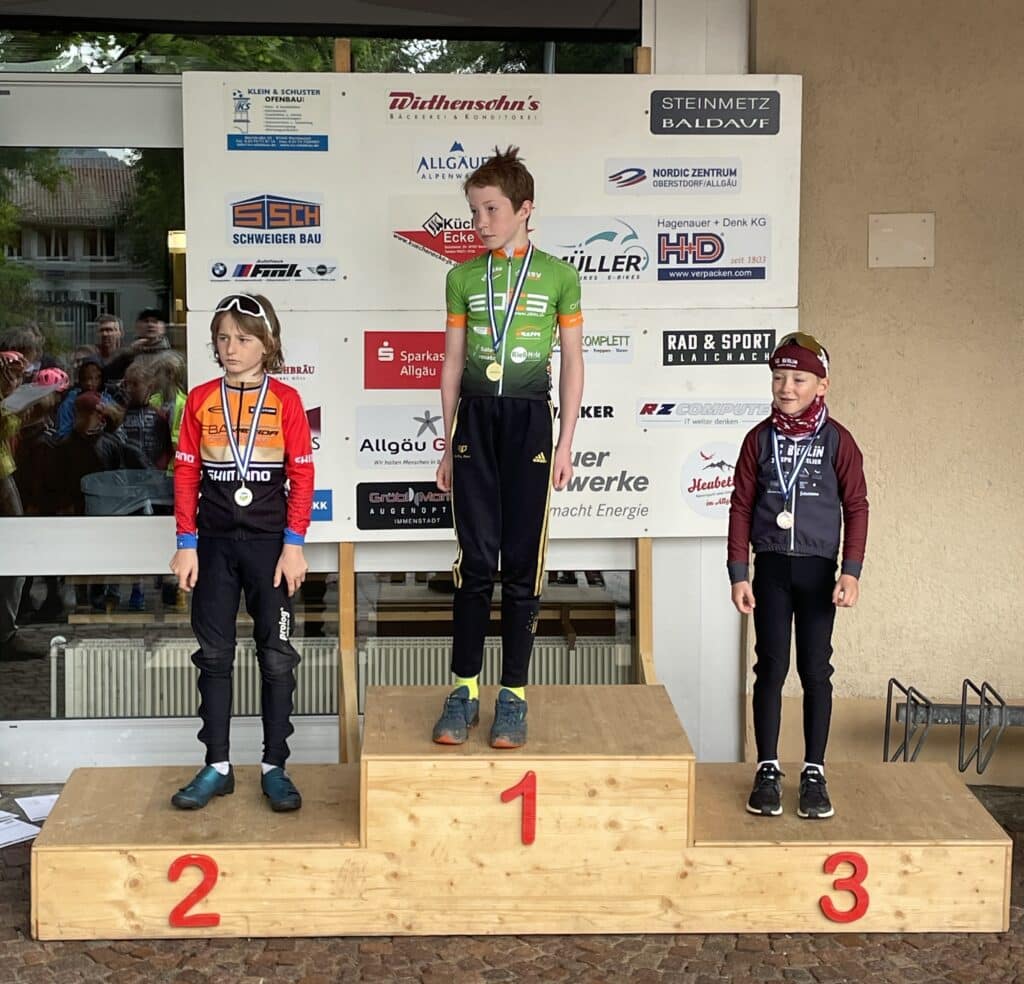 Allgäu Tour U11 3 Etappe Pepe Reinhardt 3 Platz