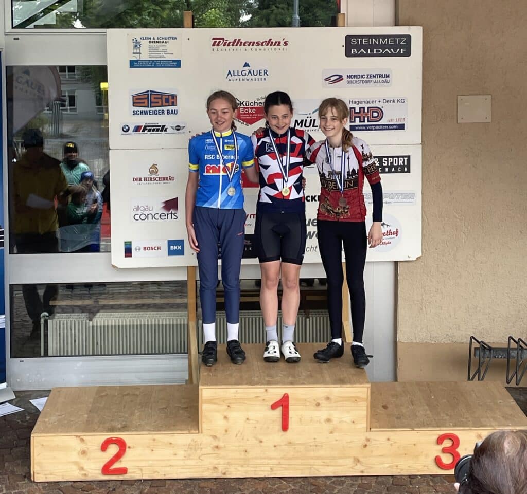 Allgäu Tour U13w 3 Etappe Romy Hoppe 3 Platz