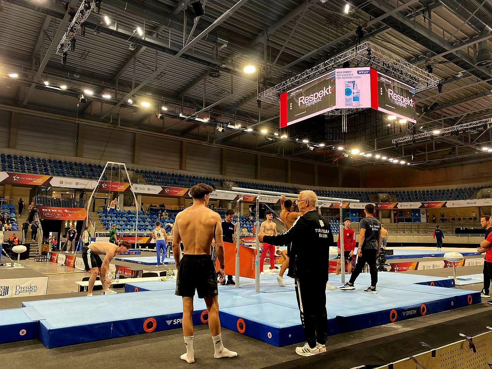 Finals 2025 Maenner Podiumstraining 2