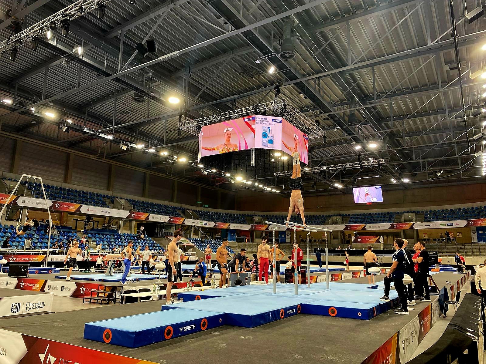 Finals 2025 Maenner Podiumstraining
