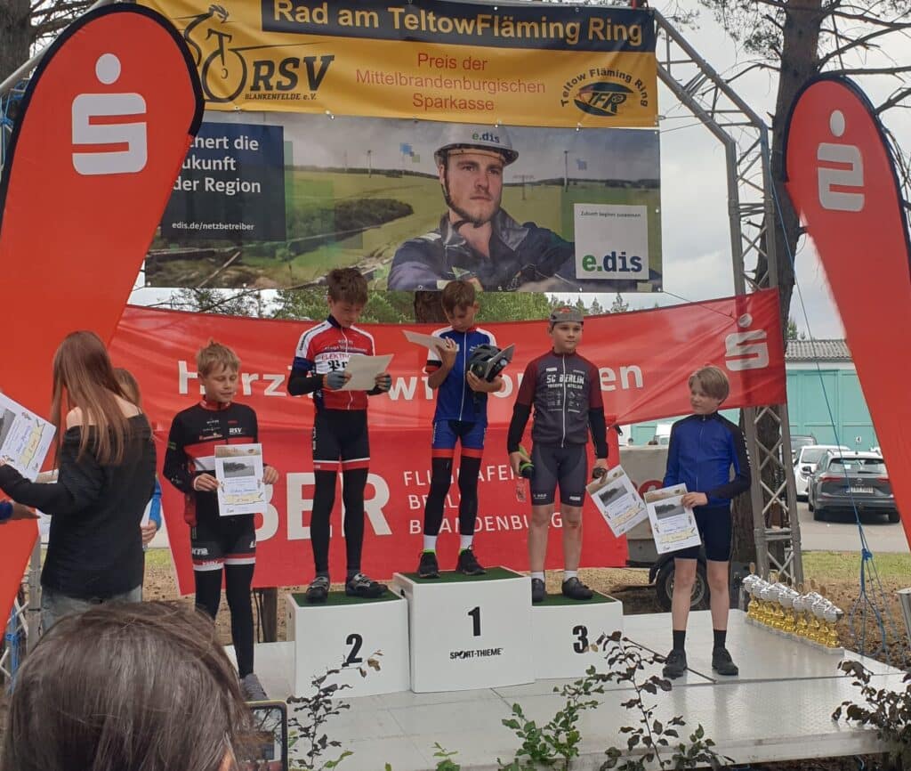Kallinchen U11 Anfängerrennen 3 Platz Robin Wittig