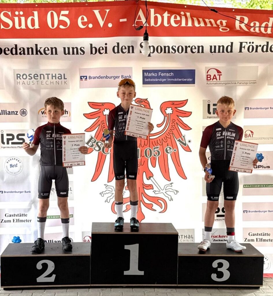 Kotzen U11m 1 Platz Pepe Reinhardt 2 Platz Gian Dorn 3 Platz Jasper Walther