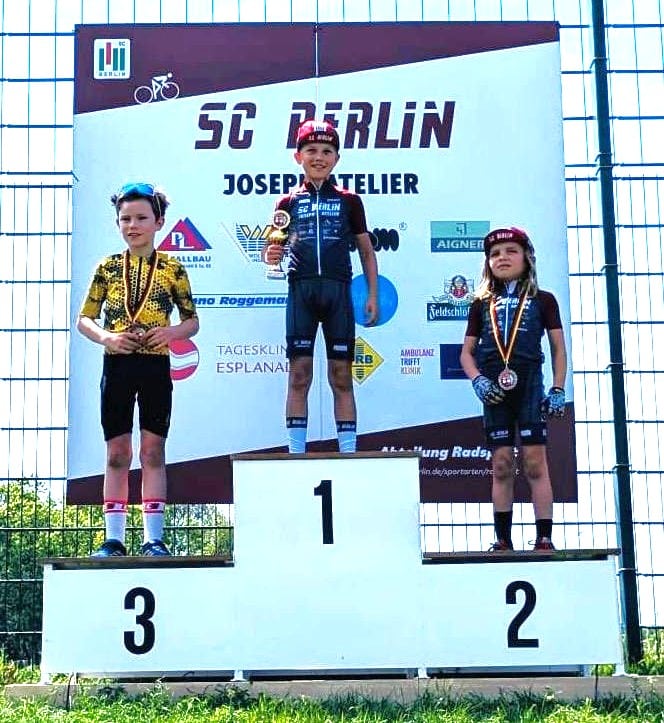 SCB Nachwuchspreis U9 Anfängerrennen 1 Platz Felix Wessel 3 Platz Yunis Prennig