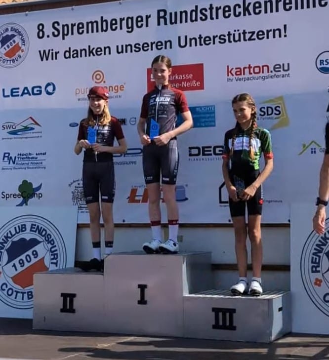 Spremberg U13w 1 Platz Kaja Gellner 2 Platz Romy Hoppe