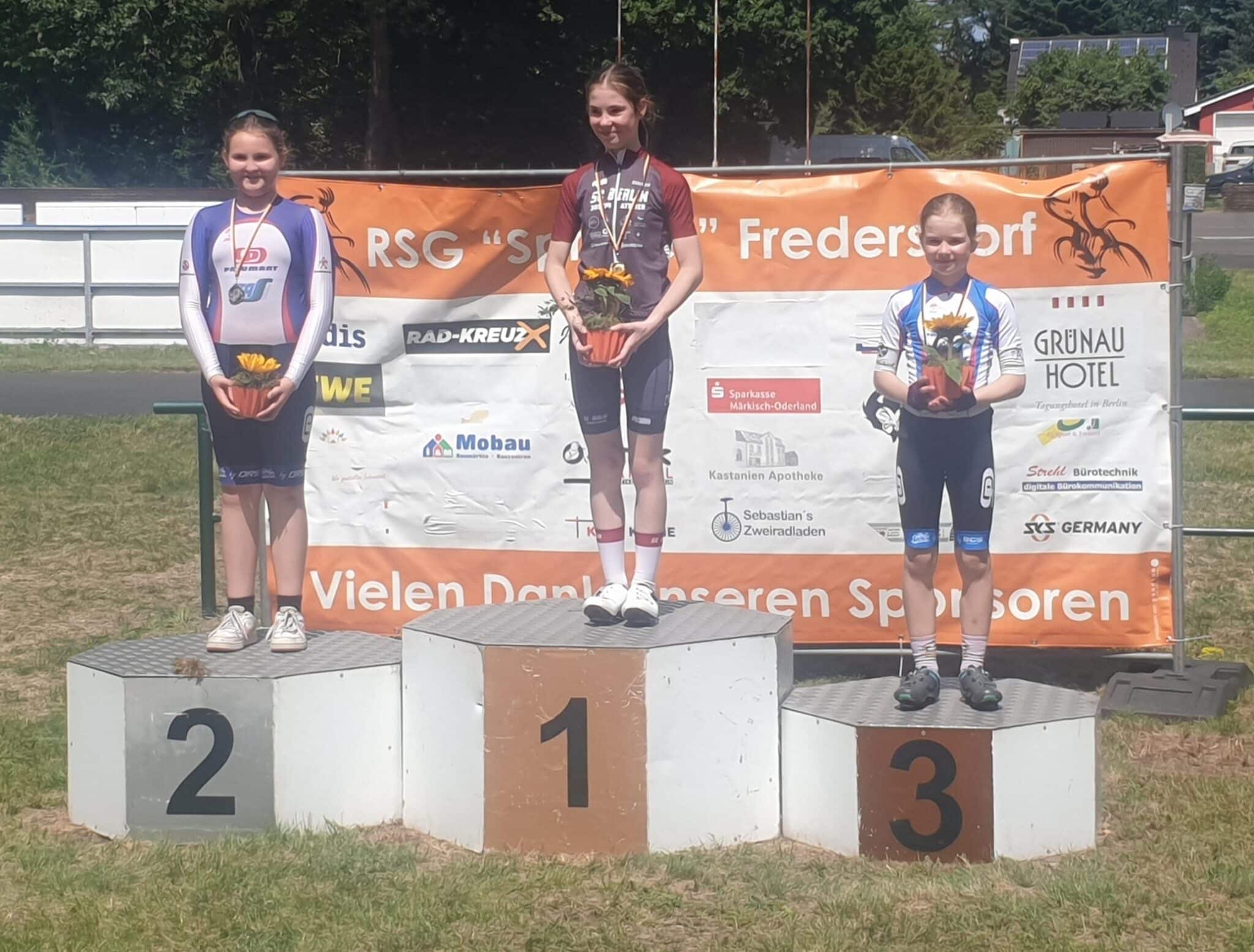 Fredersdorf 14 6 25 U13w 1 Platz Kaja Gellner