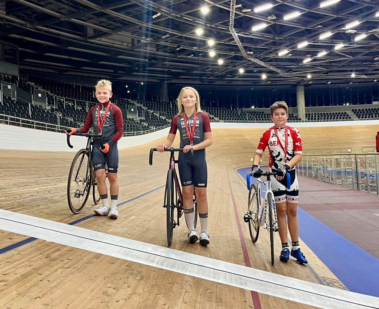 LVM Bahn U13m Punktefahren 1 Platz Ferdinand Meusel 2 Platz Jasper Walther