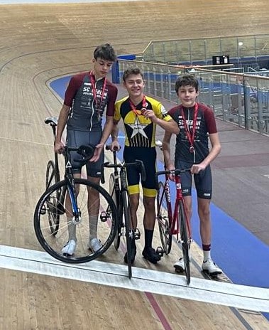 LVM Bahn U17m Omnium 2 Platz Til Borrmann 3 Platz Ruben Bülow