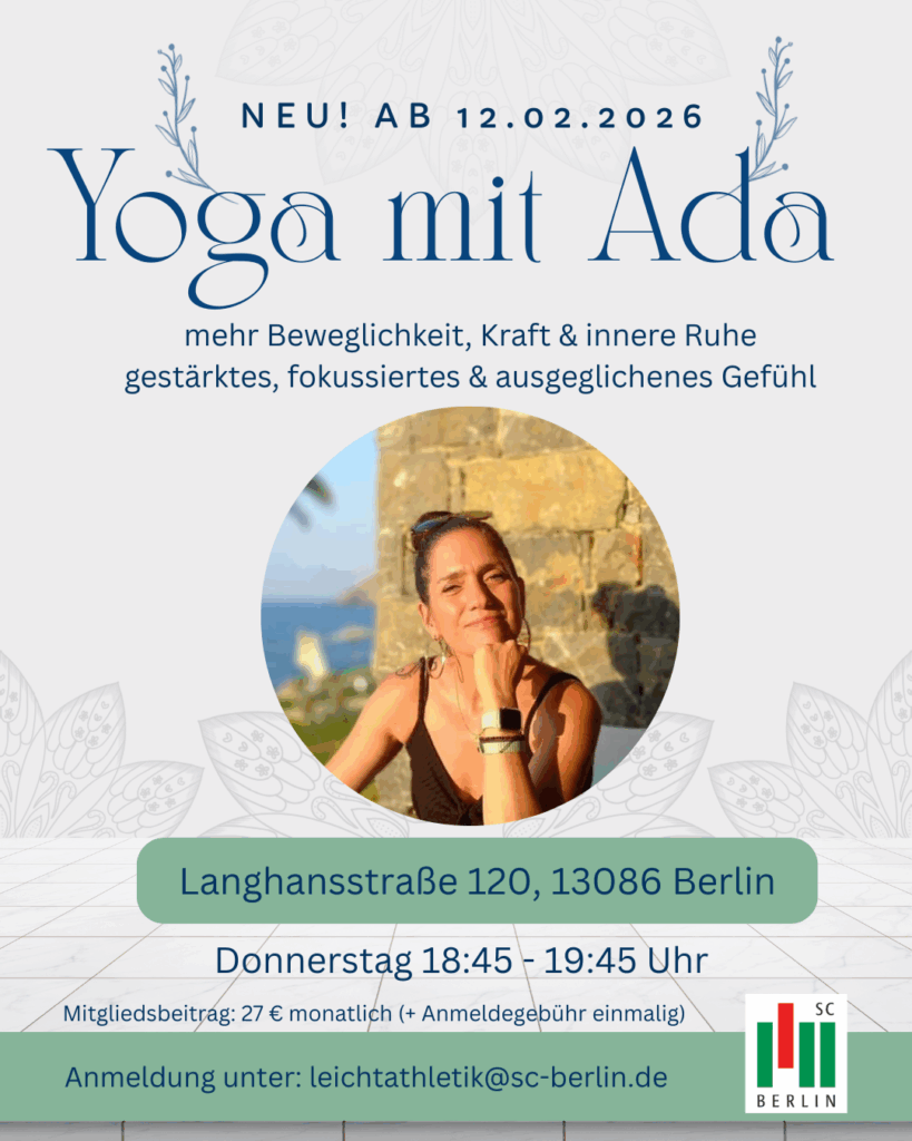 Yoga mit Ada 2026 Instagram mit Beitrag