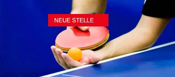 Bild Stellenausschreibung Tischtennis
