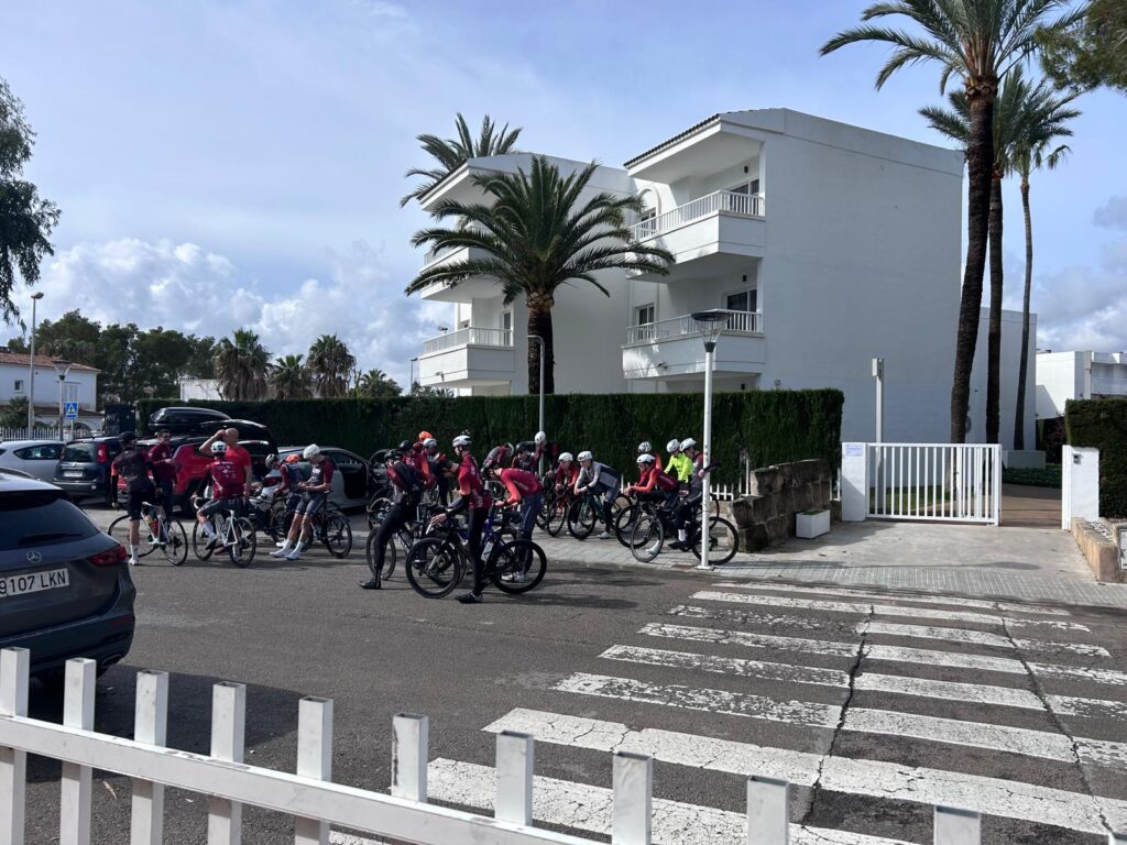 Vor dem Trainingsbeginn