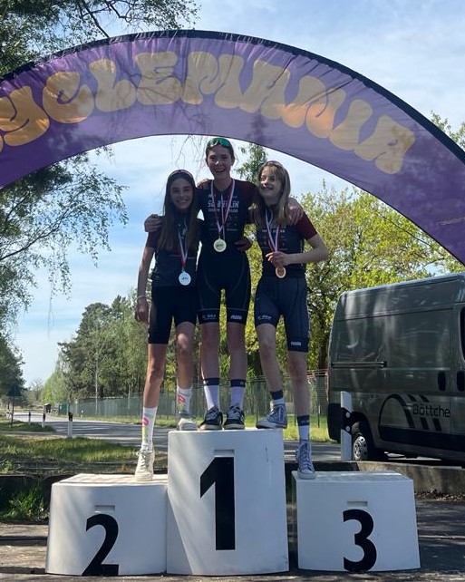 LVM EZF U13w 1 Platz Kaja Gellner 2 Platz Fiona Schmidmaier 3 Platz Romy Hoppe