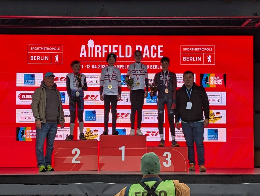 LVM Kriterium U11 1 Plätze Lena Grundei und Pepe Reinhardt 3 Platz Jacob Schönebeck