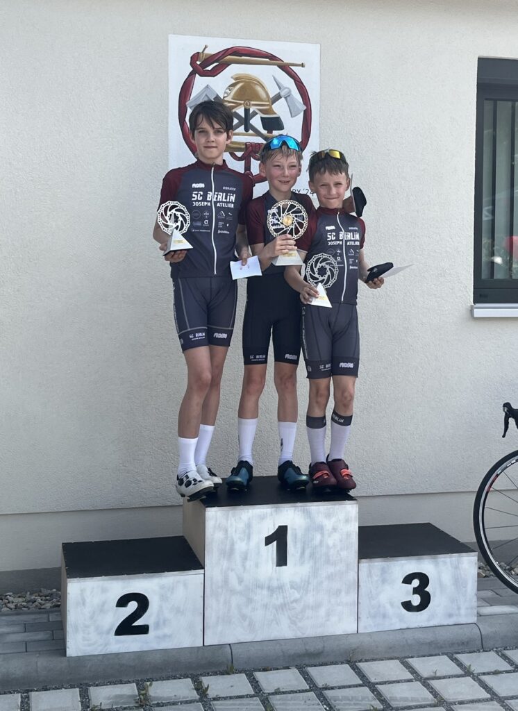 Goßmar EZF U11 1 Platz Pepe Reinhardt, 2 Jacob Schönebeck, 3 Gustav Thüring