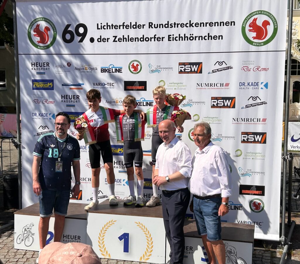 Lichterfelde U13m 1 Platz Gian Dorn, 3 Platz Theodor Pühs